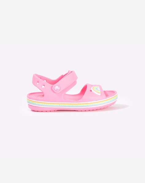 Buy Pink Sandals for Girls by CROCS Online Ajio