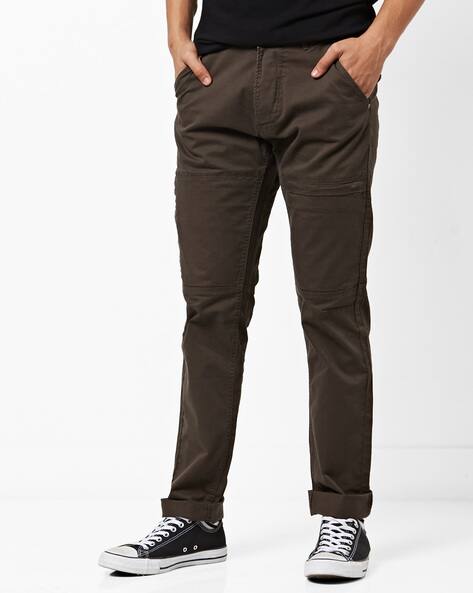 Grey Trousers \u0026 Pants for Men by SPYKAR 