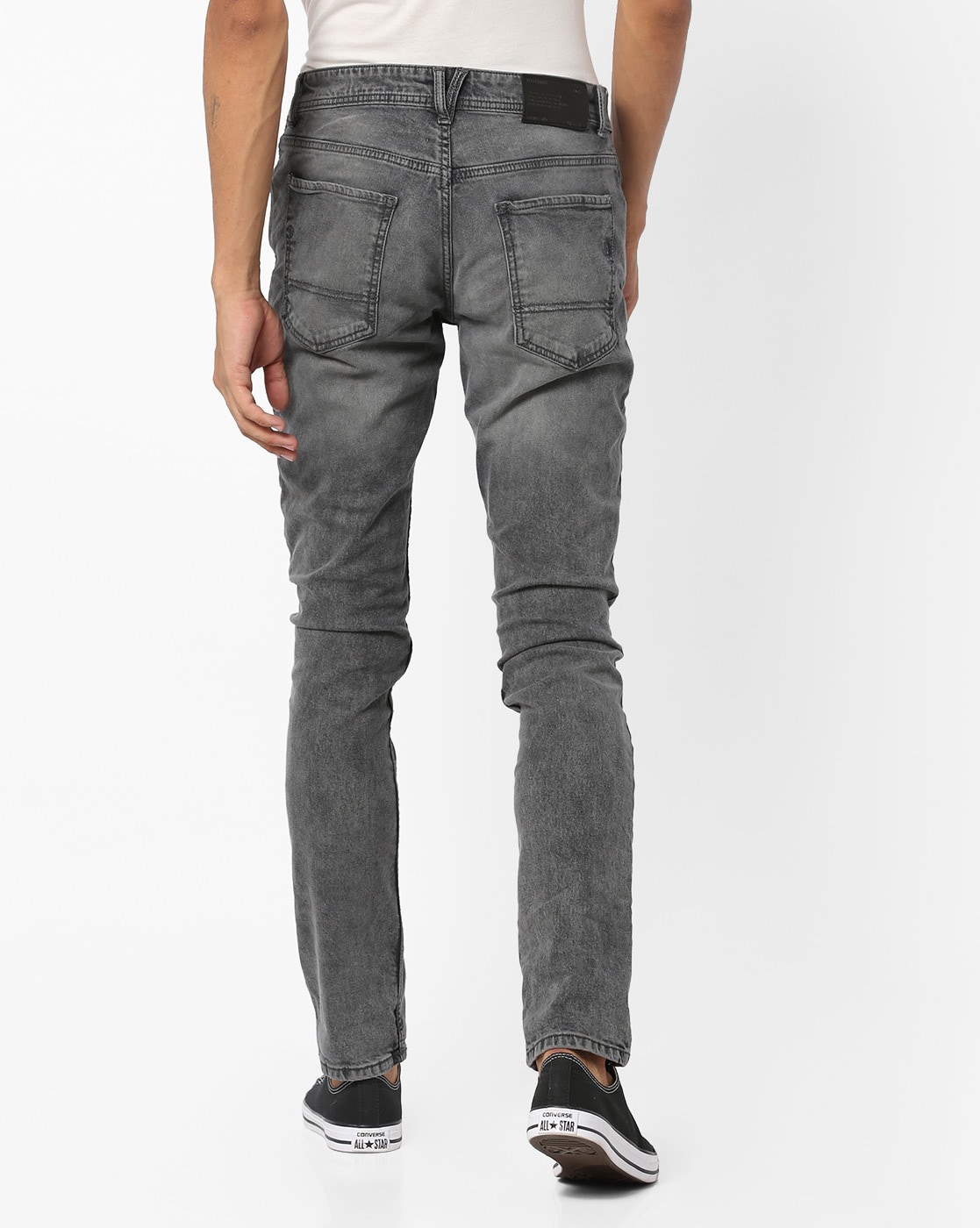 Buy Men's Kross Blue Skinny Jeans Online | SNITCH
