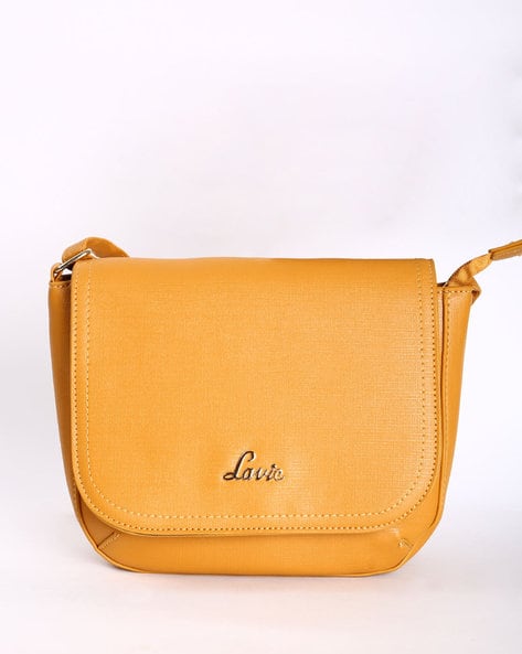 lavie mustard yellow sling bag