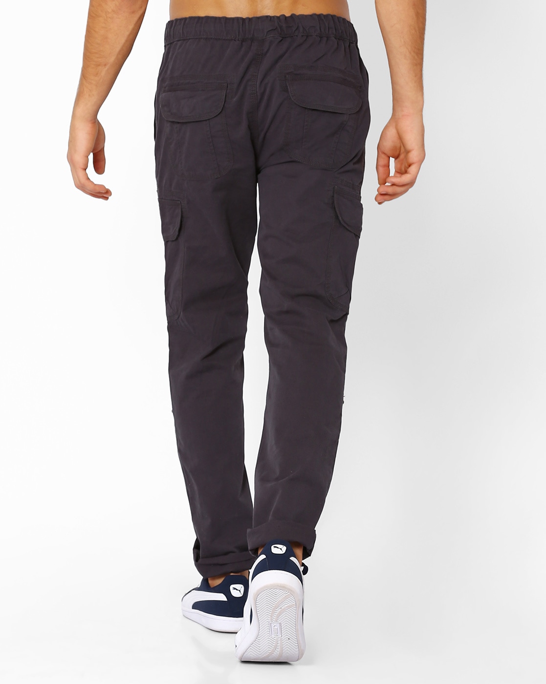 Buy Slim Fit Track Pants with Side Piping Online at Best Prices in India -  JioMart.