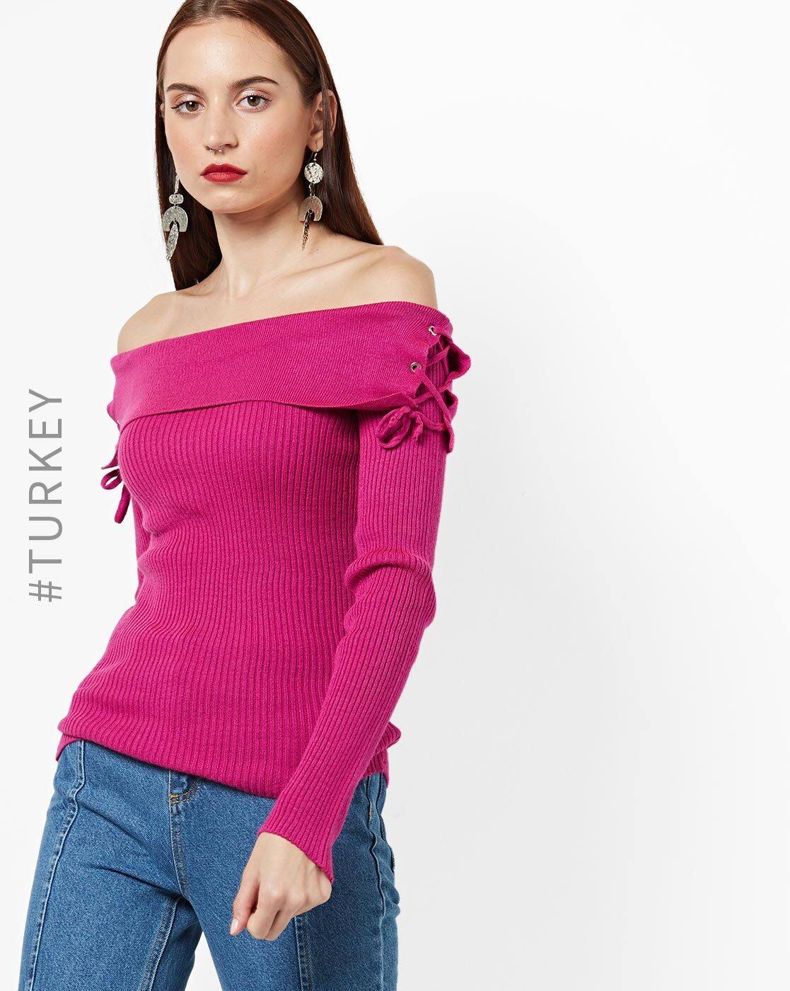 Buy Fuchsia Pink Sweaters \u0026 Cardigans 