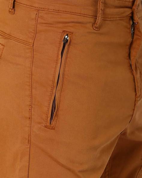 Buy Tan Brown Trousers & Pants for Men by AJIO Online