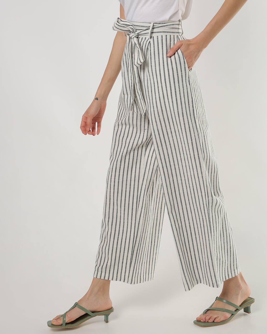 white culottes pants