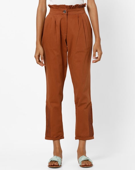 Paper Bag Trousers  Buy Paper Bag Trousers online at Best Prices in India   Flipkartcom