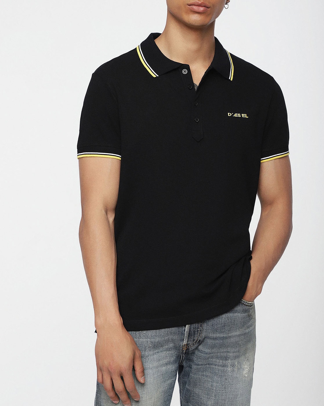største Den aktuelle kommando Buy Black Tshirts for Men by DIESEL Online | Ajio.com