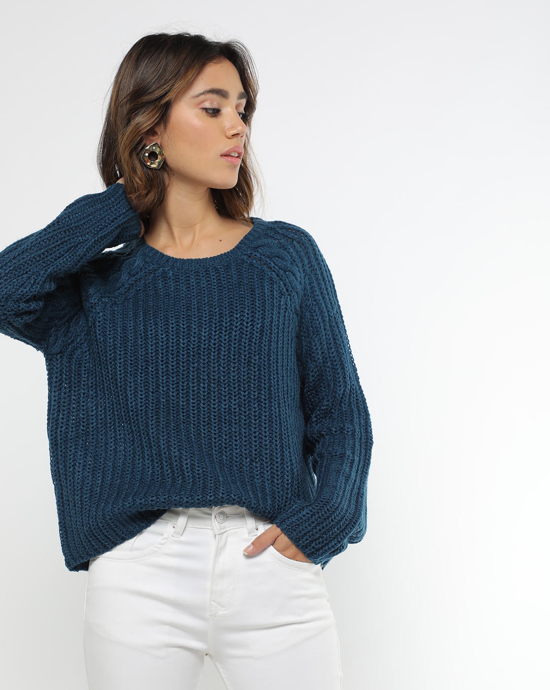 Buy Green Sweaters Cardigans for Women ONLY Online | Ajio.com