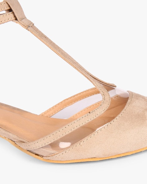 Buy Beige Heeled Shoes for Women by AJIO Online