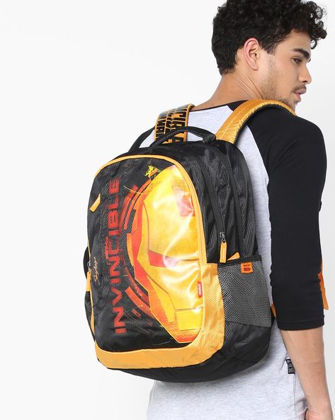 Iron Man Print Backpack