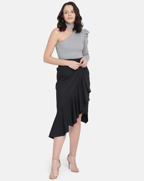 Halogen shop asymmetrical skirt