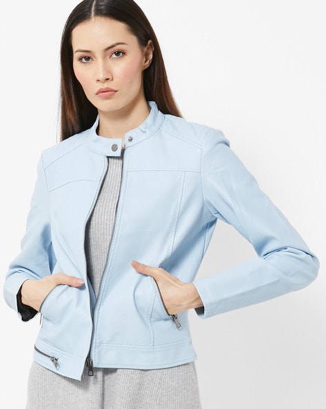 Buy Blue Jackets & Coats for Women by Vero Online | Ajio.com