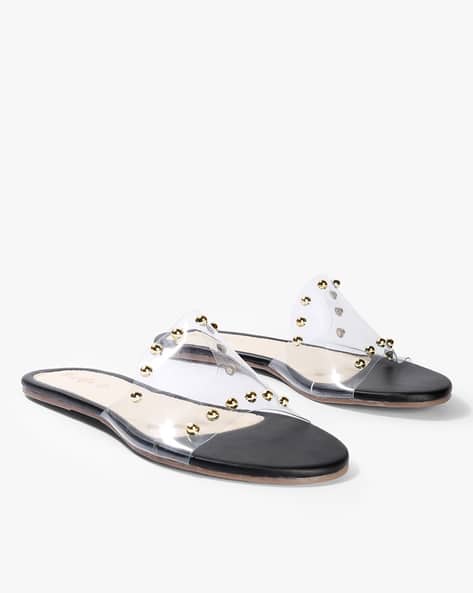 Ajio Transparent Strap Slippers Buy Clear Flip Flop Slippers For