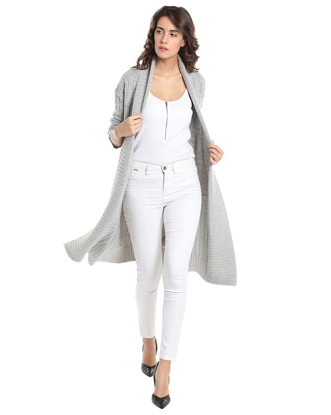 vero moda longline cardigan