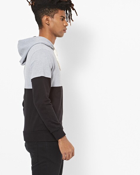 Buy Black & grey Sweatshirt & Hoodies for Men by Campus Sutra Online