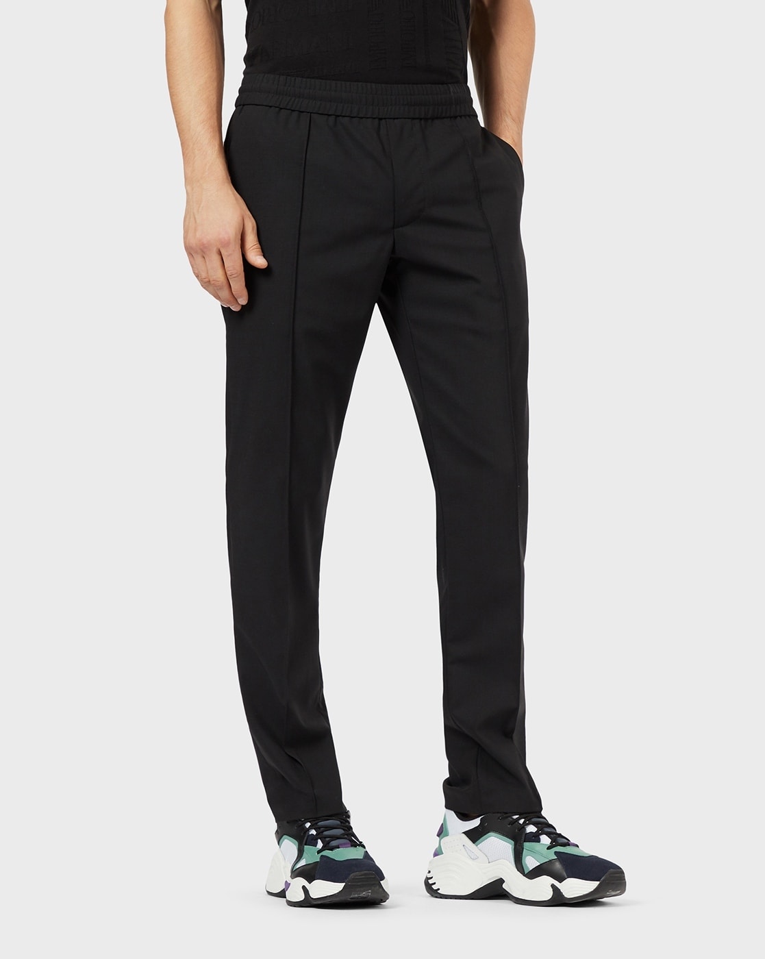 Buy Nero Black Trousers  Pants for Men by EMPORIO ARMANI Online  Ajiocom