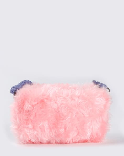 furry sling bag