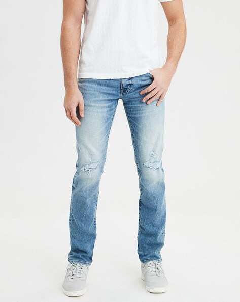 ripped jeans american eagle mens