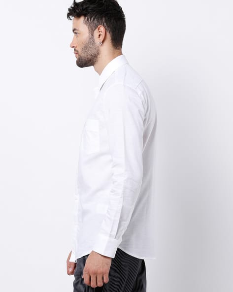 Tailored Fit Shirt with Patch Pocket (Image - 3)