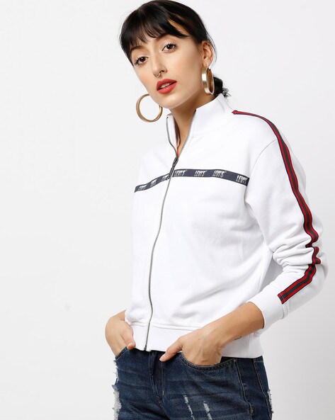 white levi's sweatshirt womens