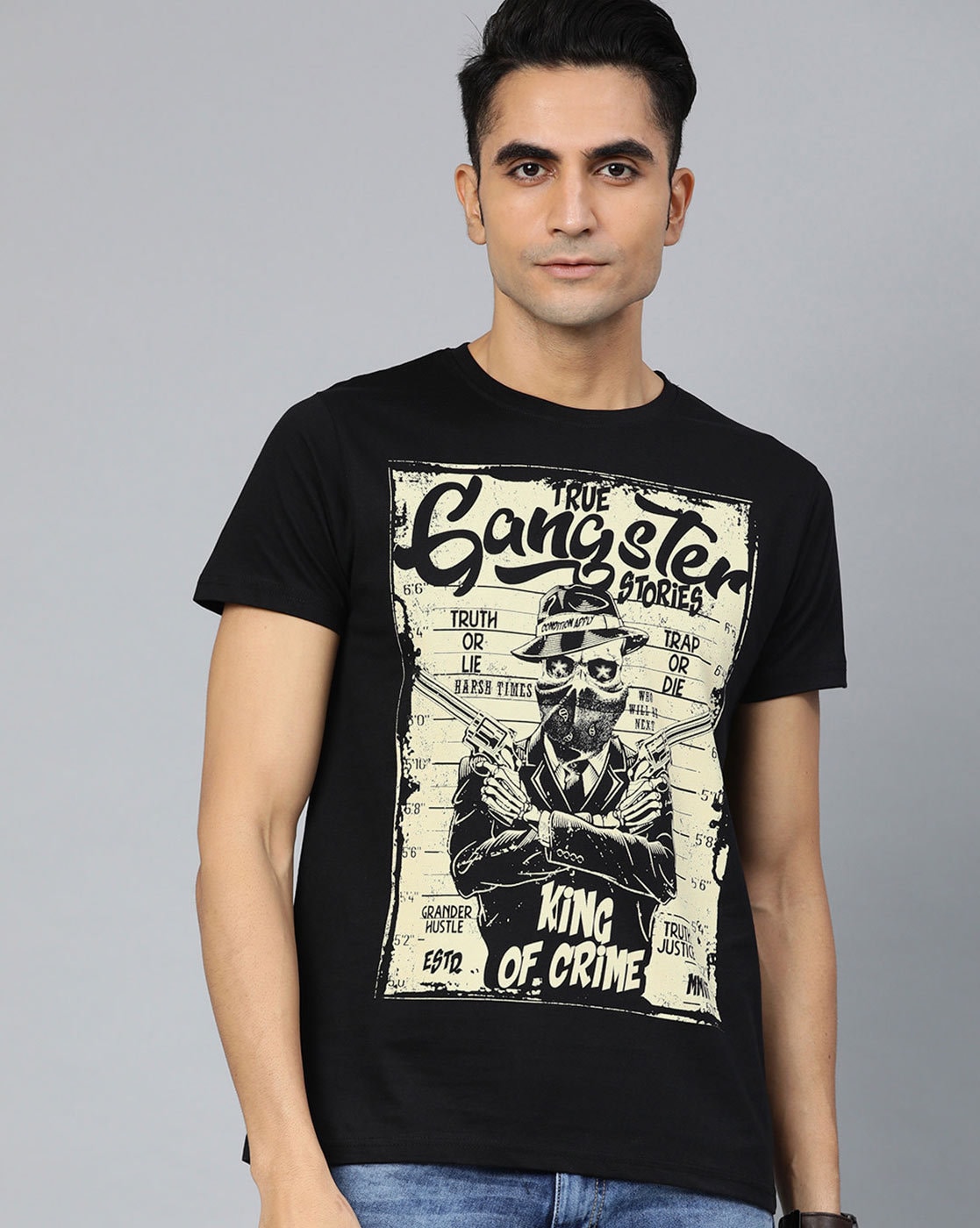 Buy Gangster T Shirt Online In India -  India