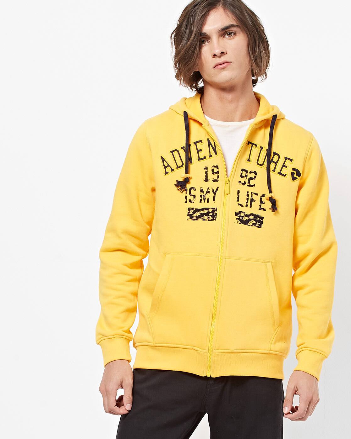 spykar hooded sweatshirt