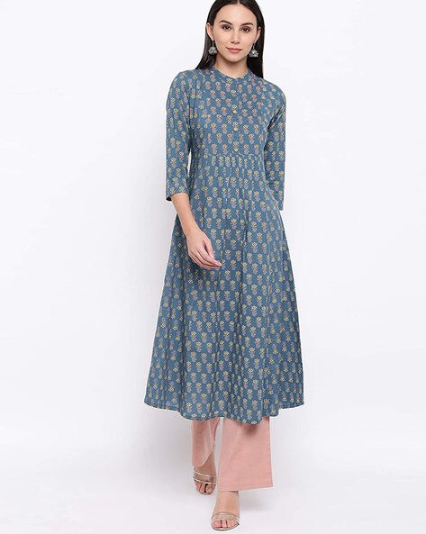 anarkali kurti pattern
