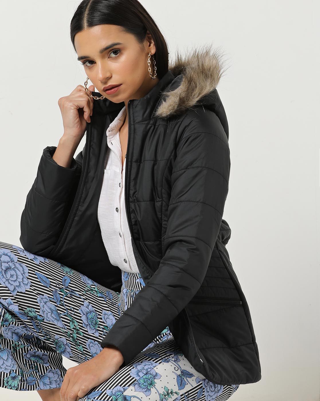 Buy Brown Jackets & Coats for Women by AMERICAN EAGLE Online | Ajio.com