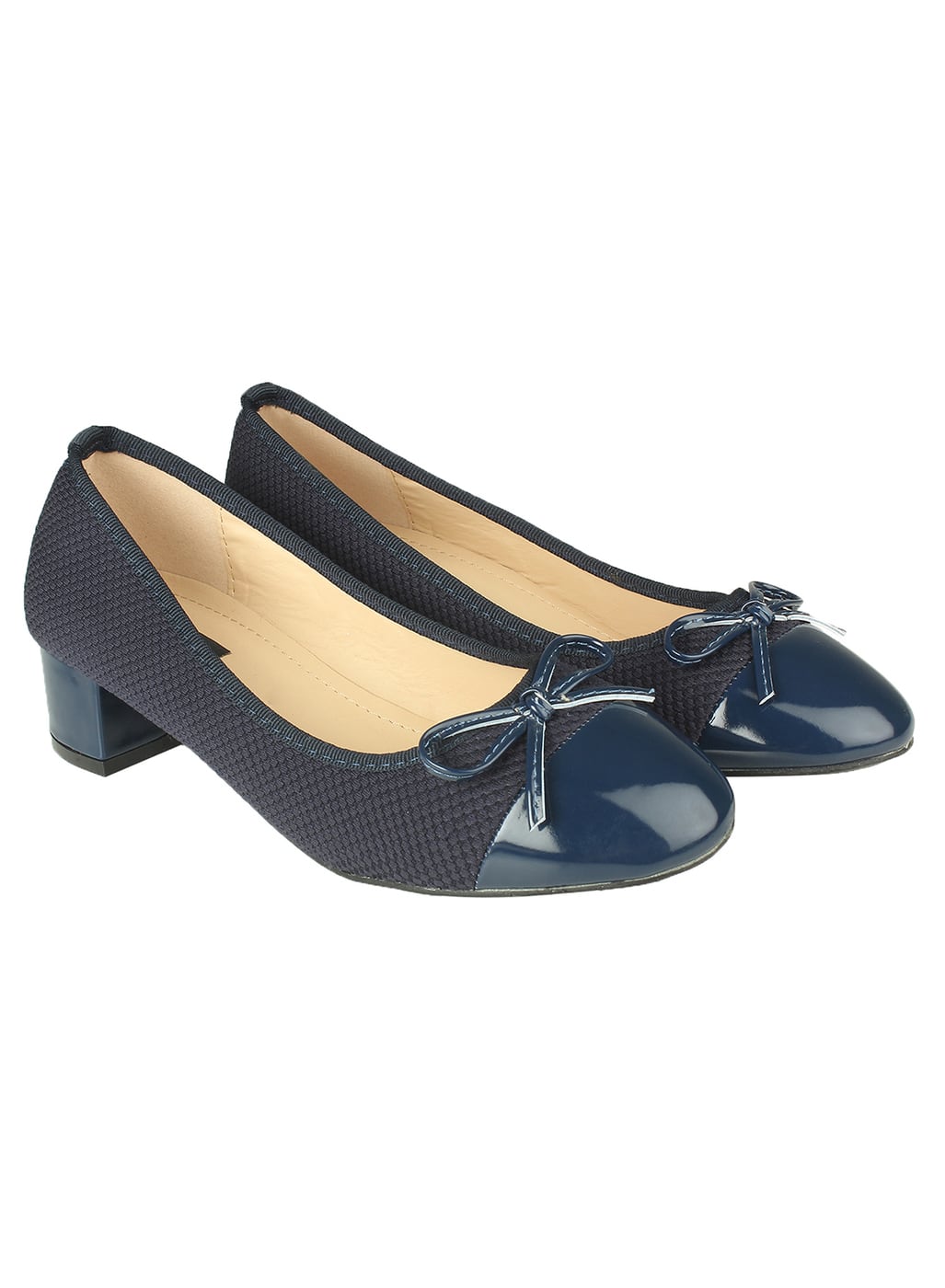 navy blue dolly shoes