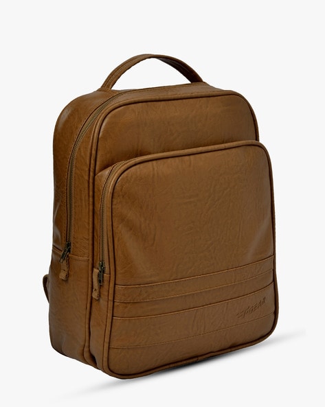 Synthetic leather clearance backpack