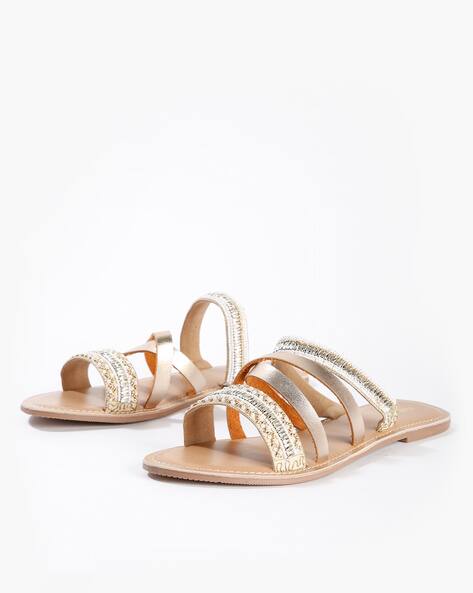 multi strap flat sandals