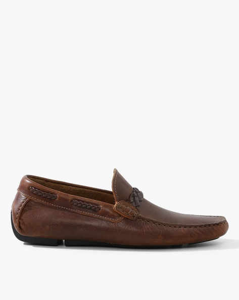 Brodie Loafers with Braided Accent