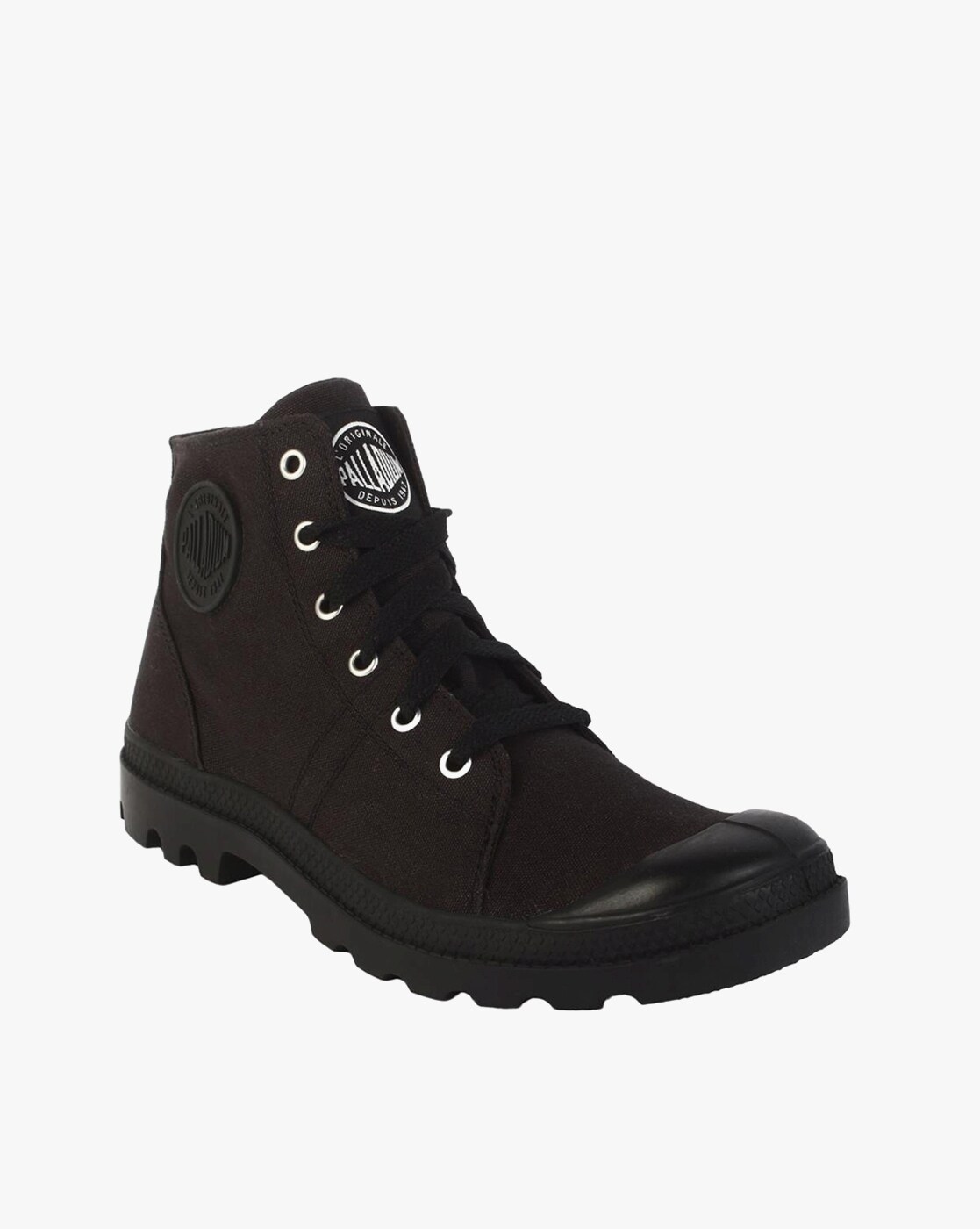 Palladium black 2025 leather boots