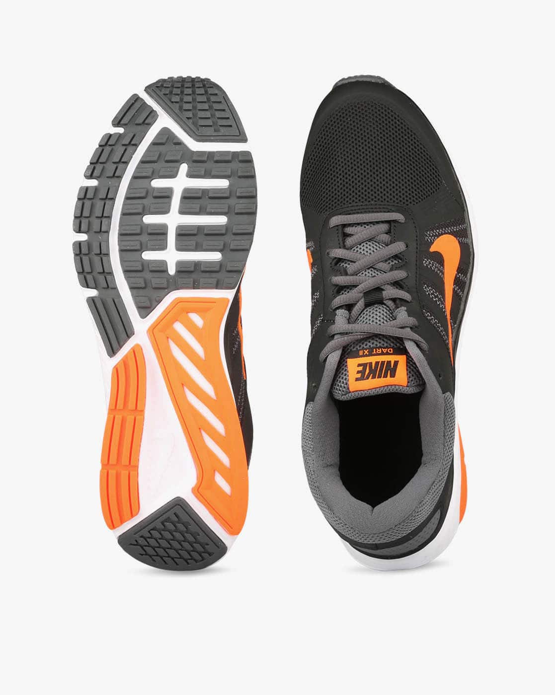 Ajio Nike Men's Dart 12 Black Running Shoes Buy Black Sports