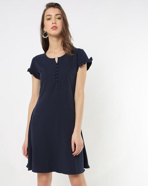 Buy Navy Blue Dresses for Women by AJIO 