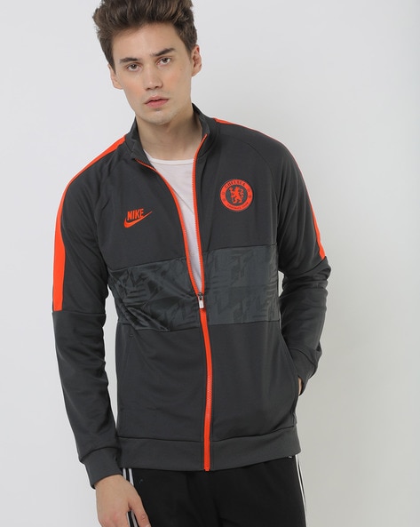 Panelled Zip-Front Jacket