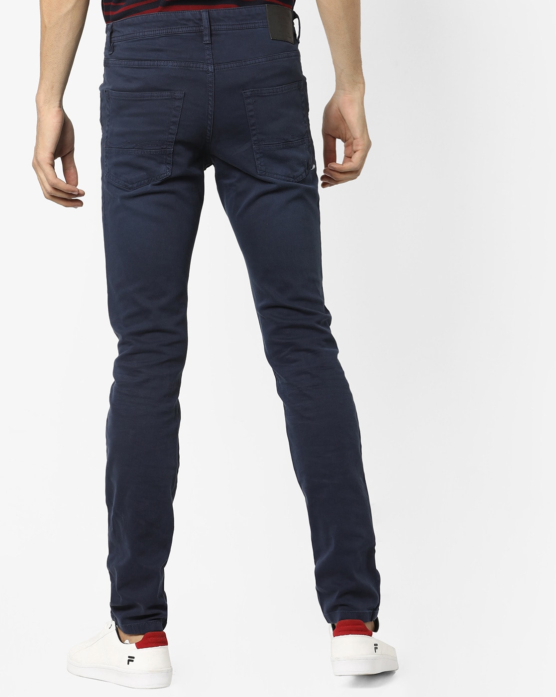 Jack  Jones Casual Trousers  Buy Jack  Jones Men Solid Beige Pants  Online  Nykaa Fashion