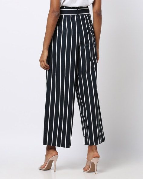 PixieGirl Petite Belted Wide Leg Trouser - Black | very.co.uk