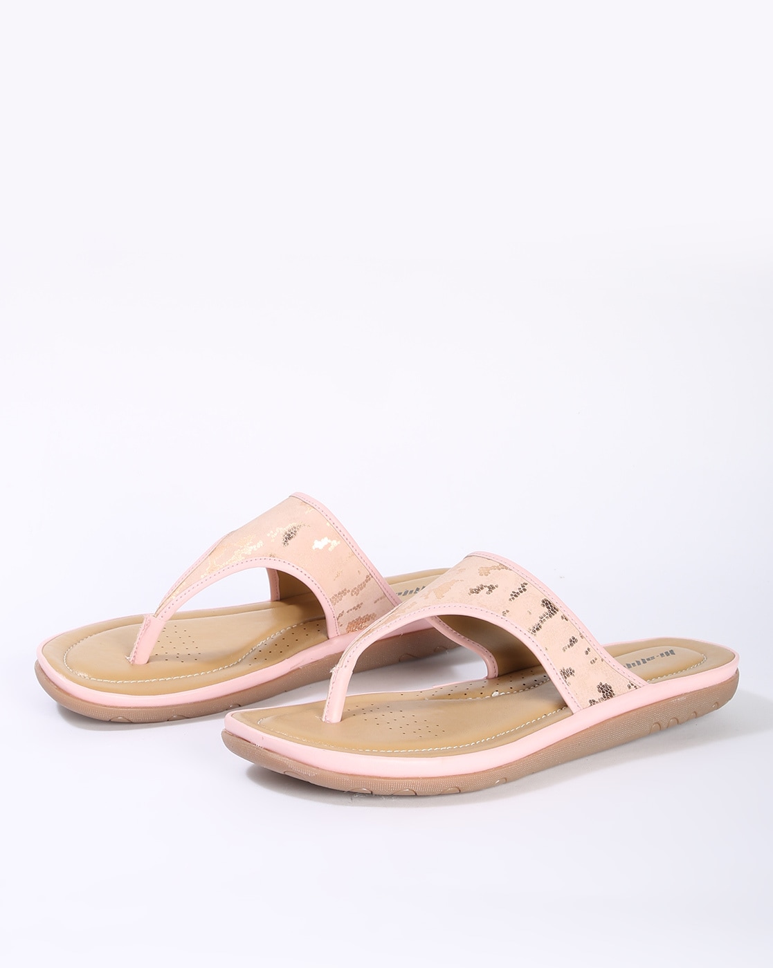 nude flat sandals