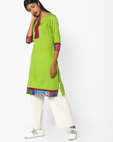 green kurtis online