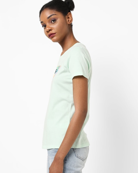 Buy Mint Green Tshirts for Women by LEVIS Online 