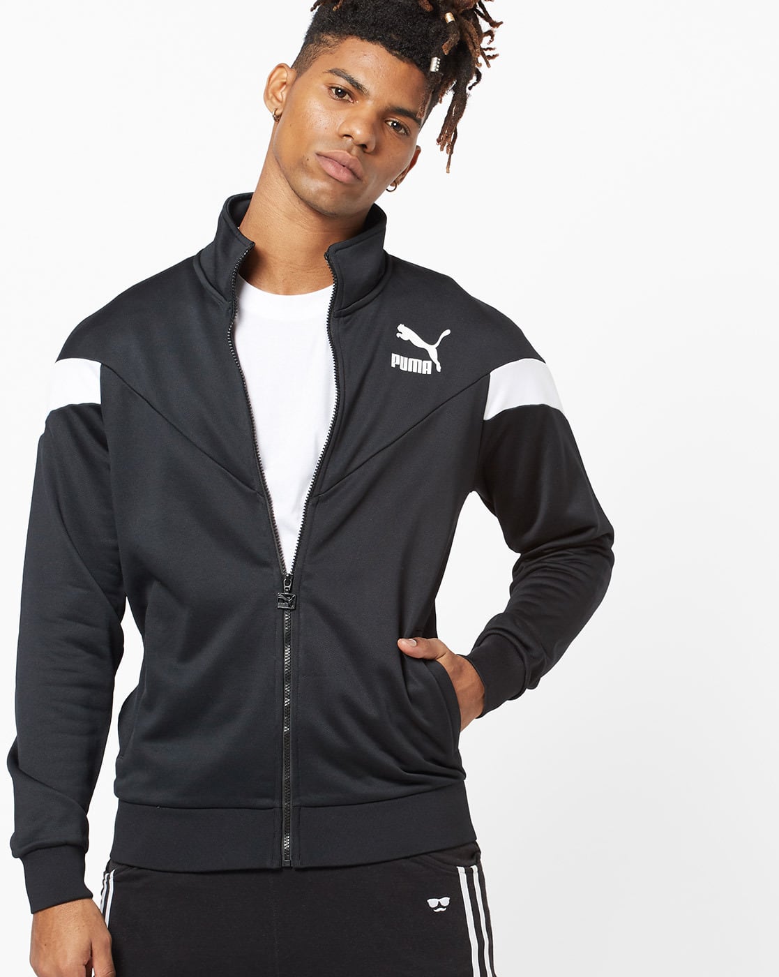 puma men's contrast jacket