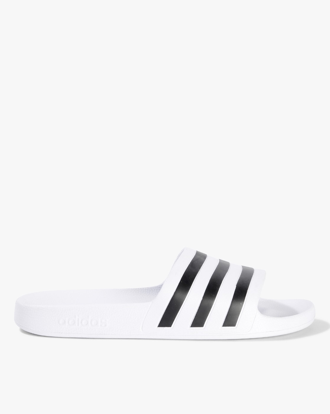 adidas white flip flops