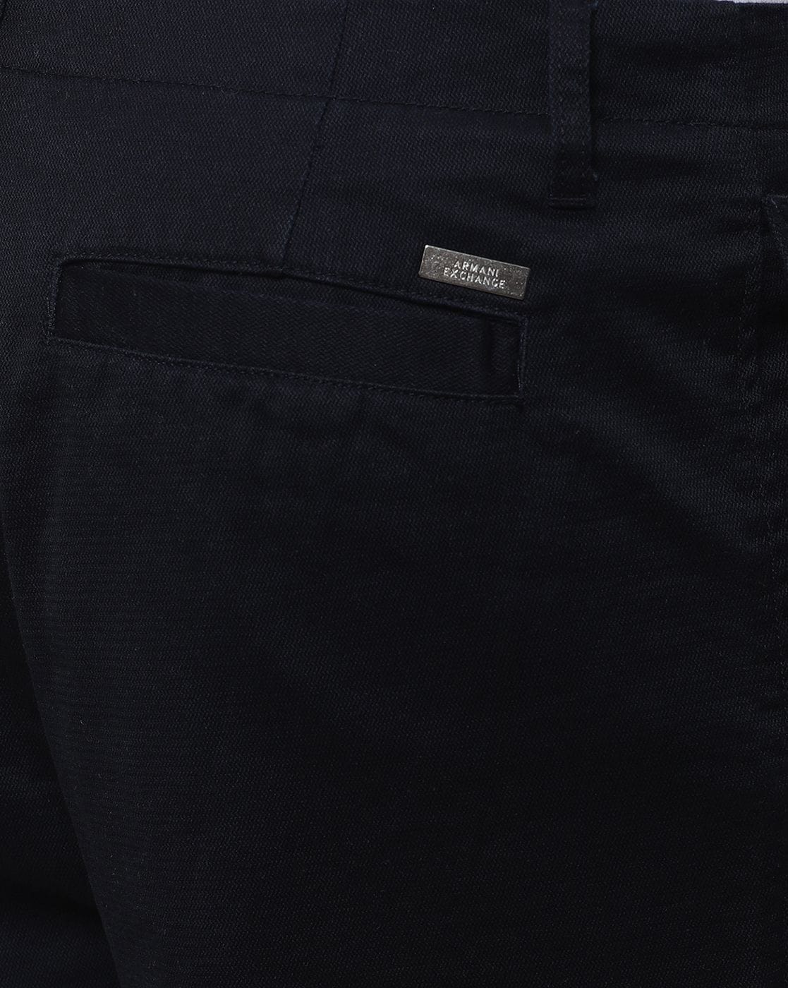 A | X ARMANI EXCHANGE Men's Nylon Seersucker Trouser, Black at Amazon Men's  Clothing store