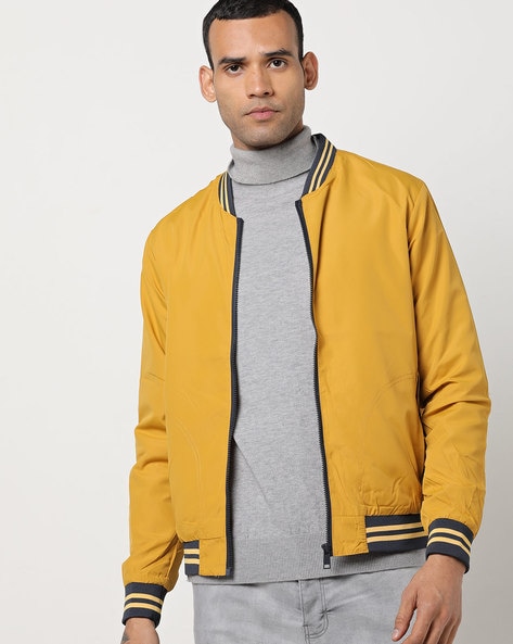 Brave soul 2025 mustard jacket