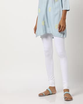 Mid-Rise Leggings with Elasticated Waistband-image-23