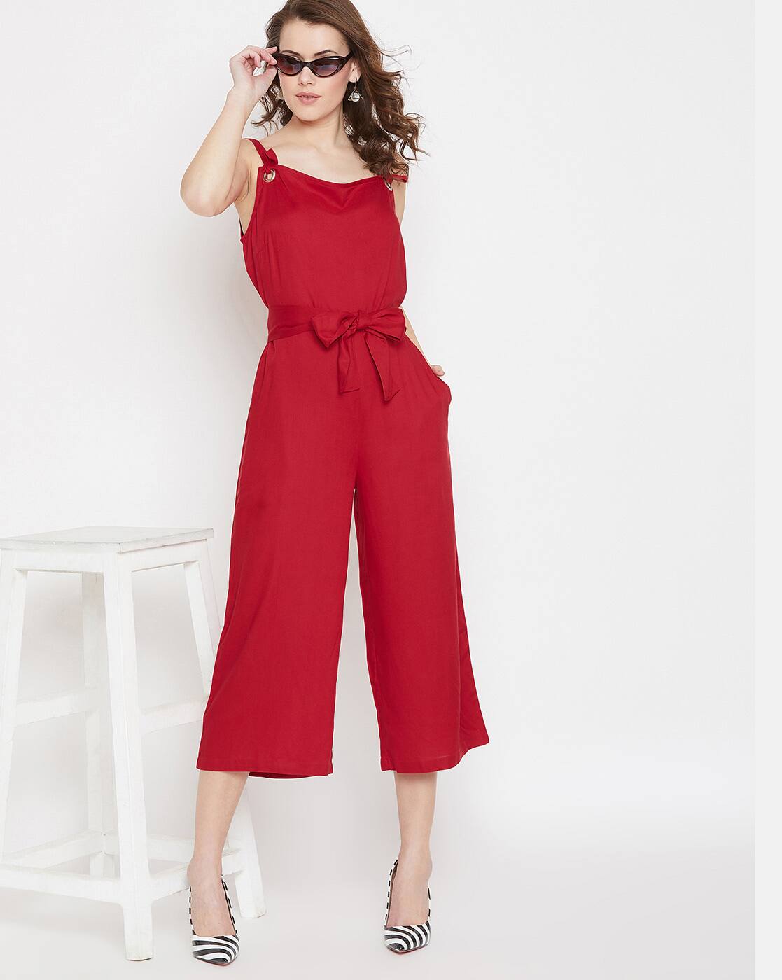 red jumpsuits for women