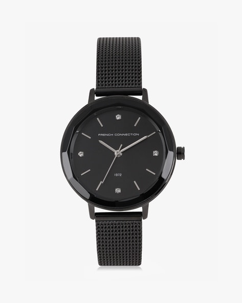 edifice black watch