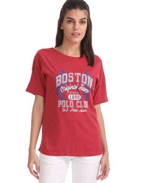 us polo red t shirt original