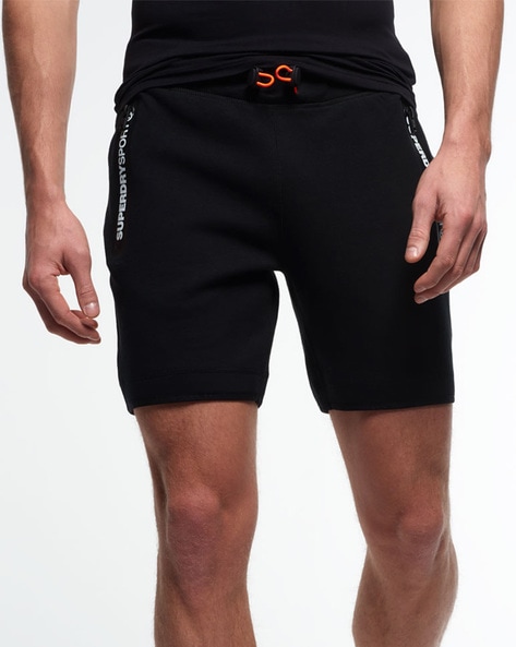 superdry black shorts