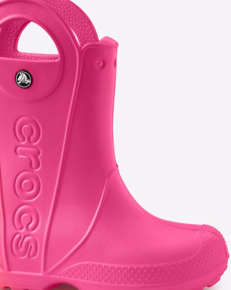 Girls outlet croc boots